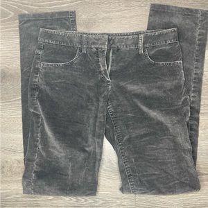 Theory corduroy black pants women’s size 2 straight jean pants
